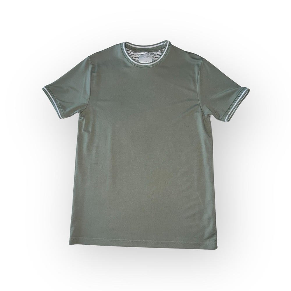 Denim & Flower olive green shirt